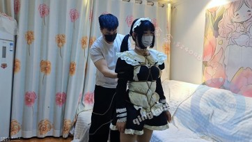 【司念念】女仆装龟甲+并腿缚捆绑过程