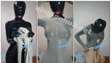 【Lustdoll】黑胶丝袜娃娃试穿超厚zentai